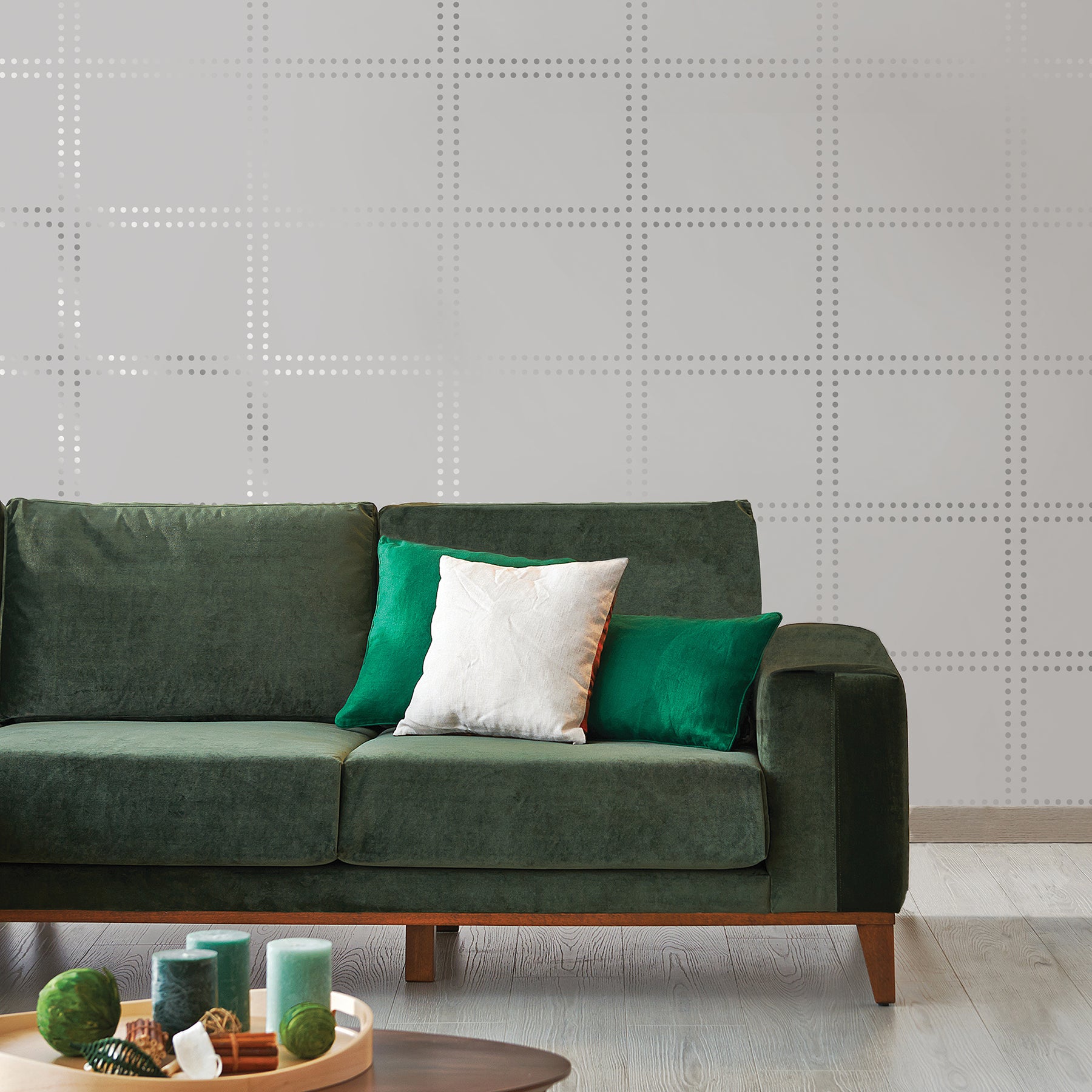 Tailored Peel & Stick Wallpaper in a room setting