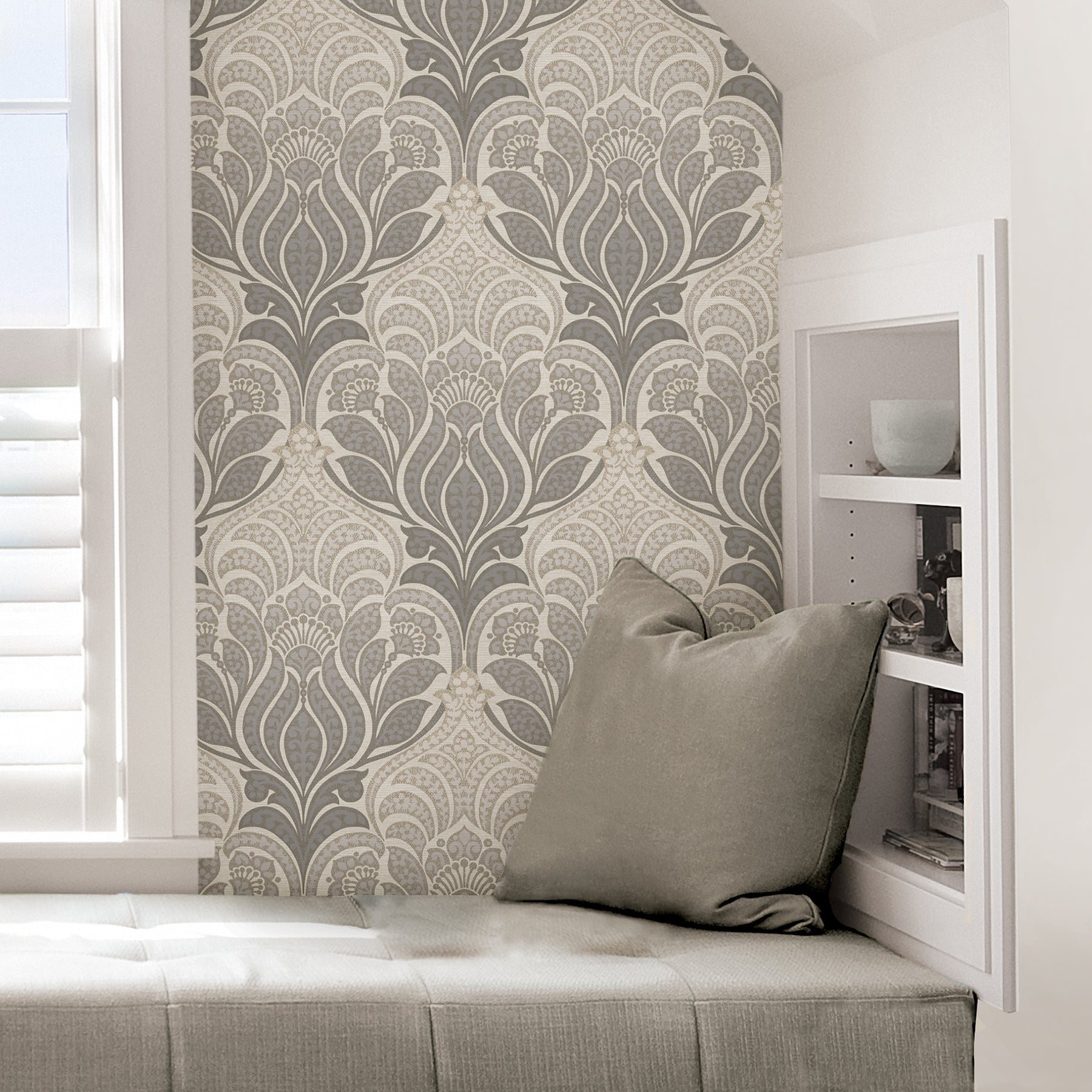 Charisma P&S Wallpaper in a room setting