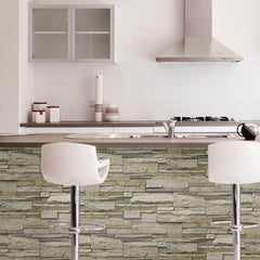 Slate P&S Wallpaper in a room setting
