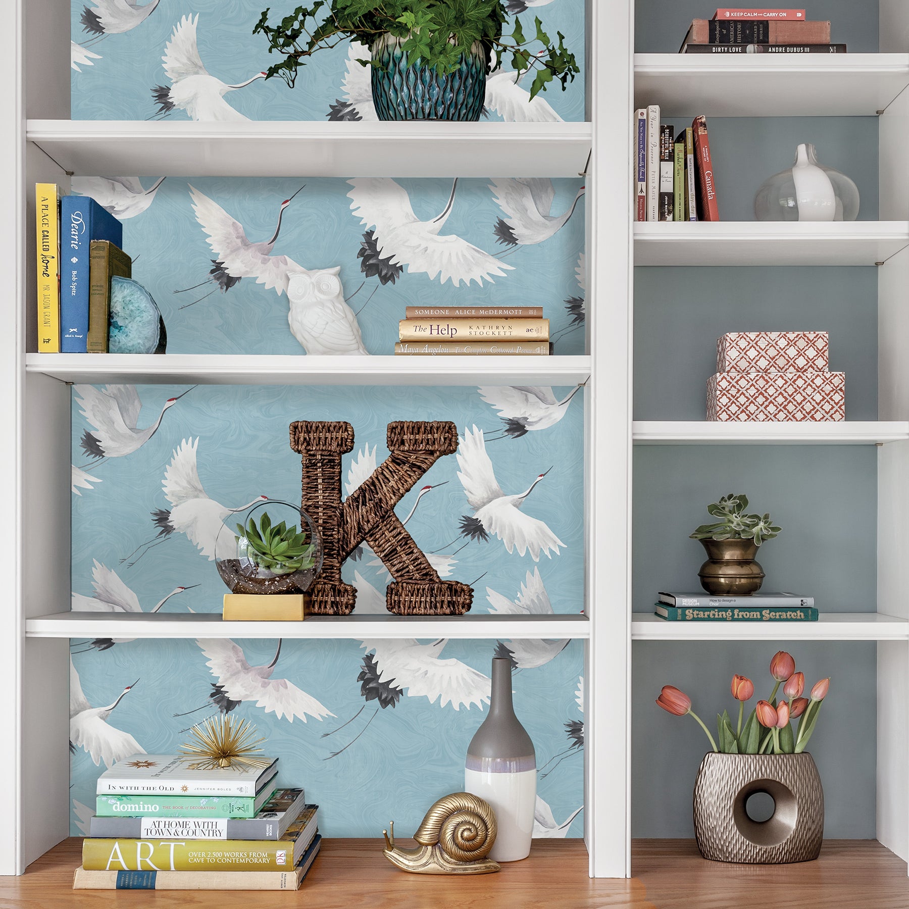 Halcyon P&S Wallpaper in a room setting