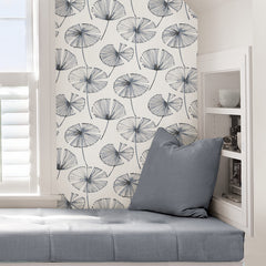 Aya Peel & Stick Wallpaper in a room setting