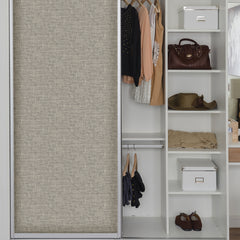 Poplin Texture P&S Wallpaper in a room setting