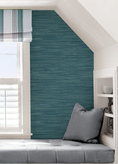 Grassweave P&S Wallpaper in a room setting