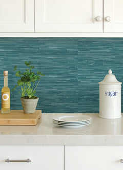 Grassweave P&S Wallpaper in a room setting