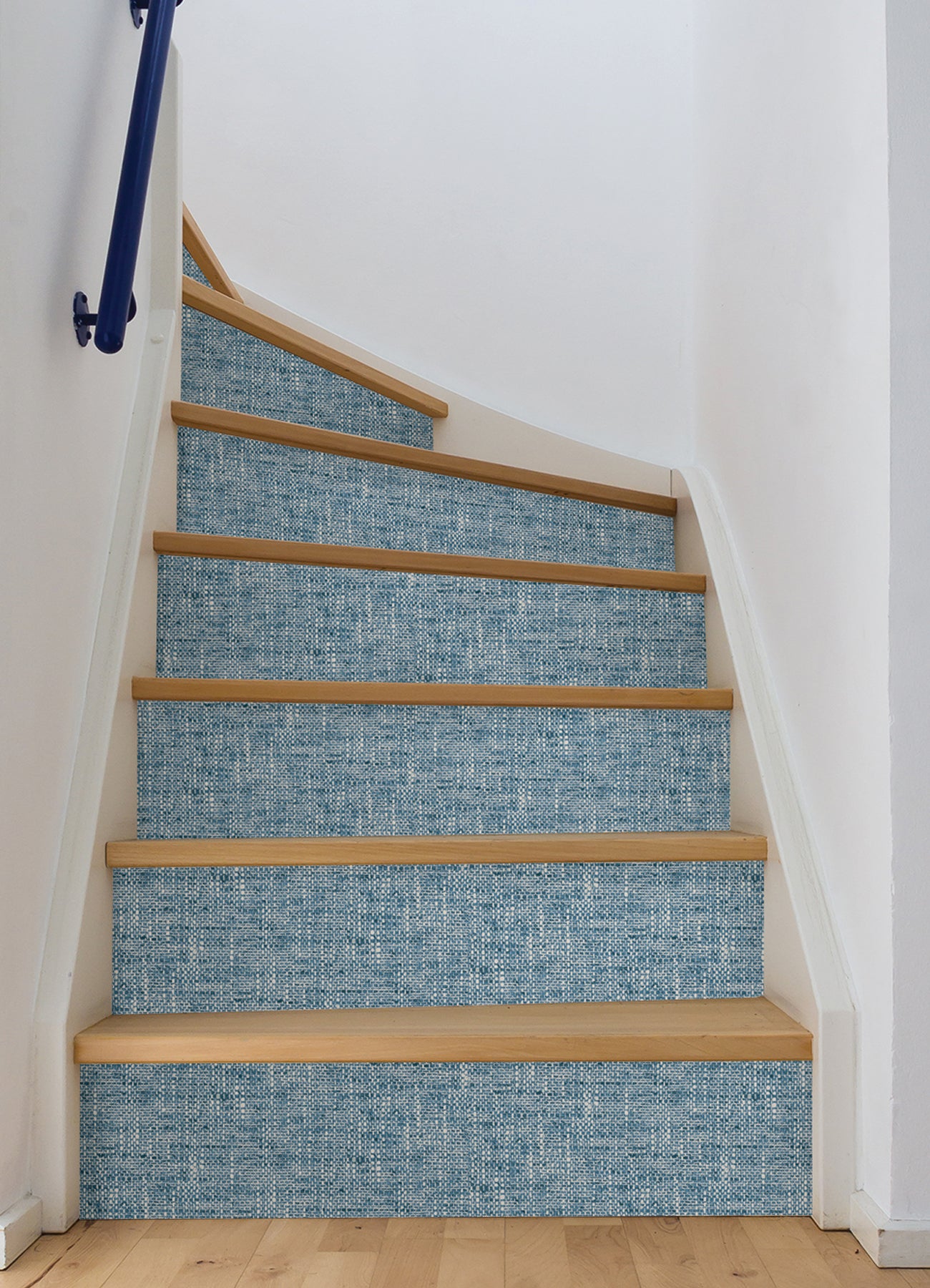 Poplin Texture P&S Wallpaper in a room setting
