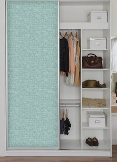 Poplin Texture Peel & Stick Wallpaper in a room setting