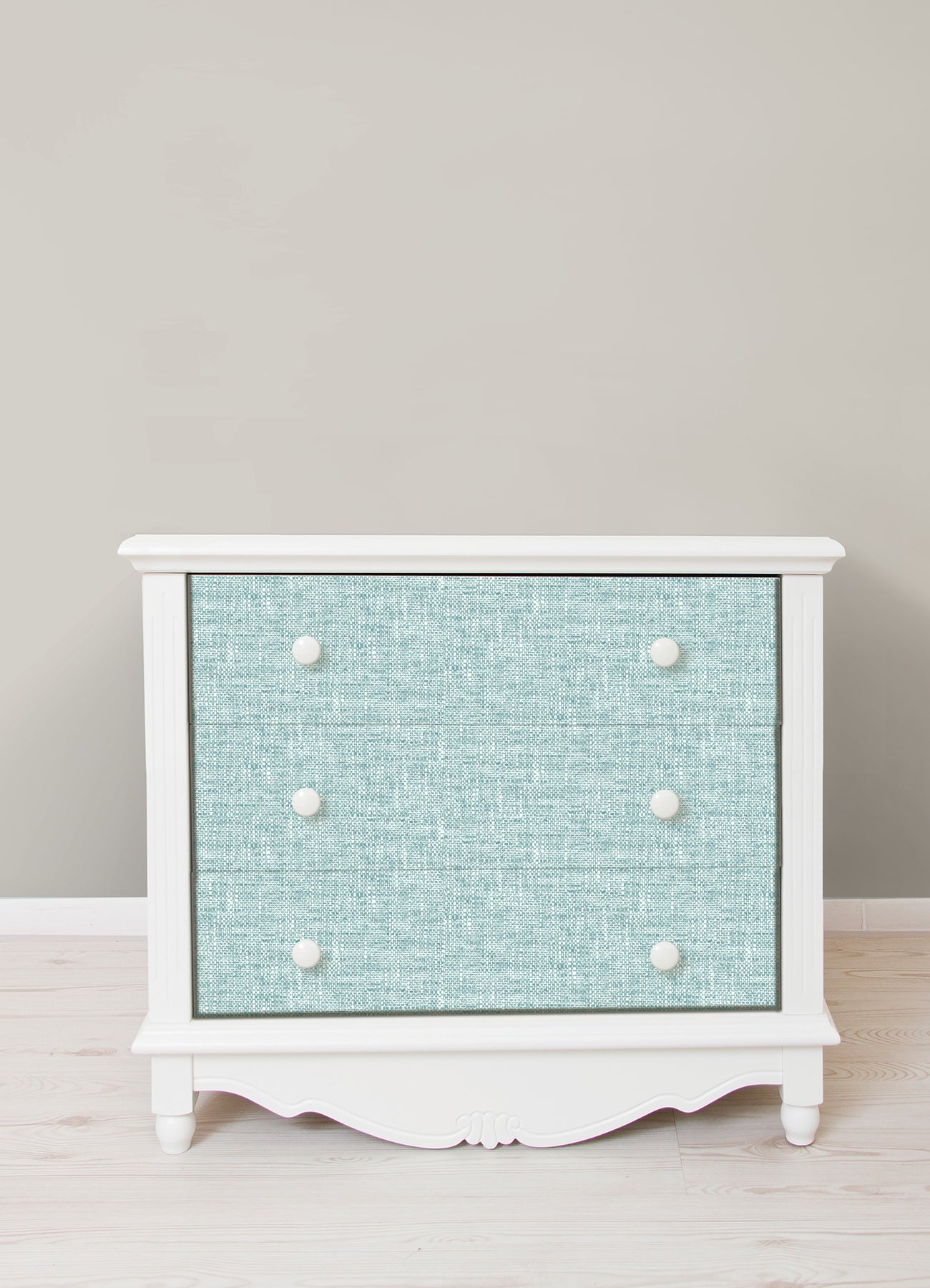 Poplin Texture Peel & Stick Wallpaper in a room setting