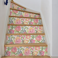 Peachy Keen P&S Wallpaper in a room setting