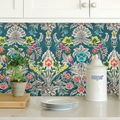 Summer Love P&S Wallpaper in a room setting