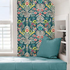Summer Love P&S Wallpaper in a room setting