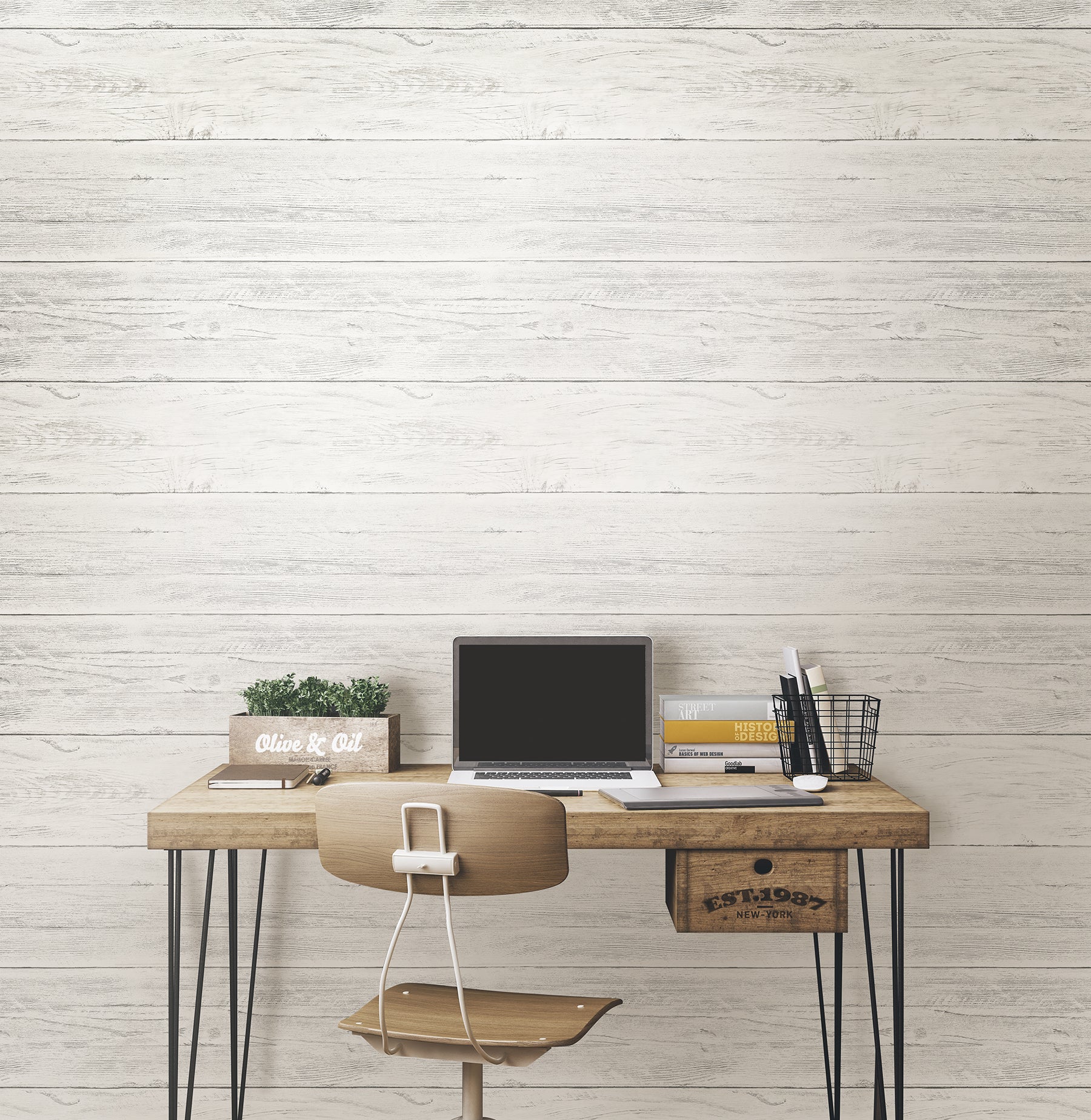 Shiplap Peel And Stick Wallpaper