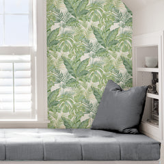 Madagascar P&S Wallpaper in a room setting