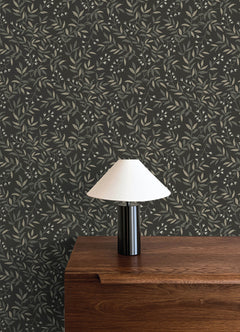 Olivia P&S Wallpaper in a room setting