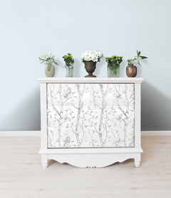 Woods Peel And Stick Wallpaper in a room setting