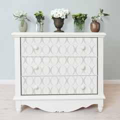 Circulate Peel And Stick Wallpaper in a room setting