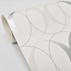 Circulate Peel And Stick Wallpaper pattern close-up