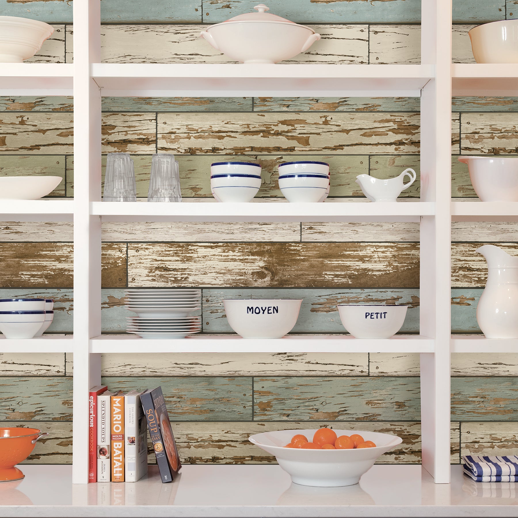 Old Salem Vintage Wood Peel And Stick Wallpaper
