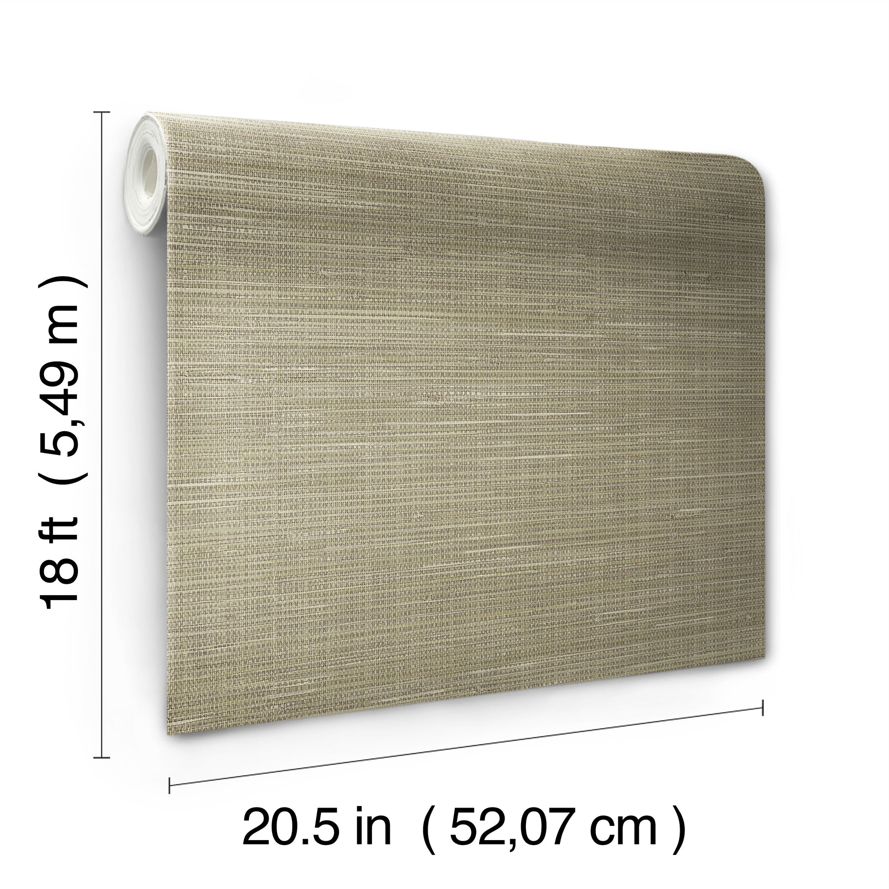 Grasscloth P&S Wallpaper - dimensions