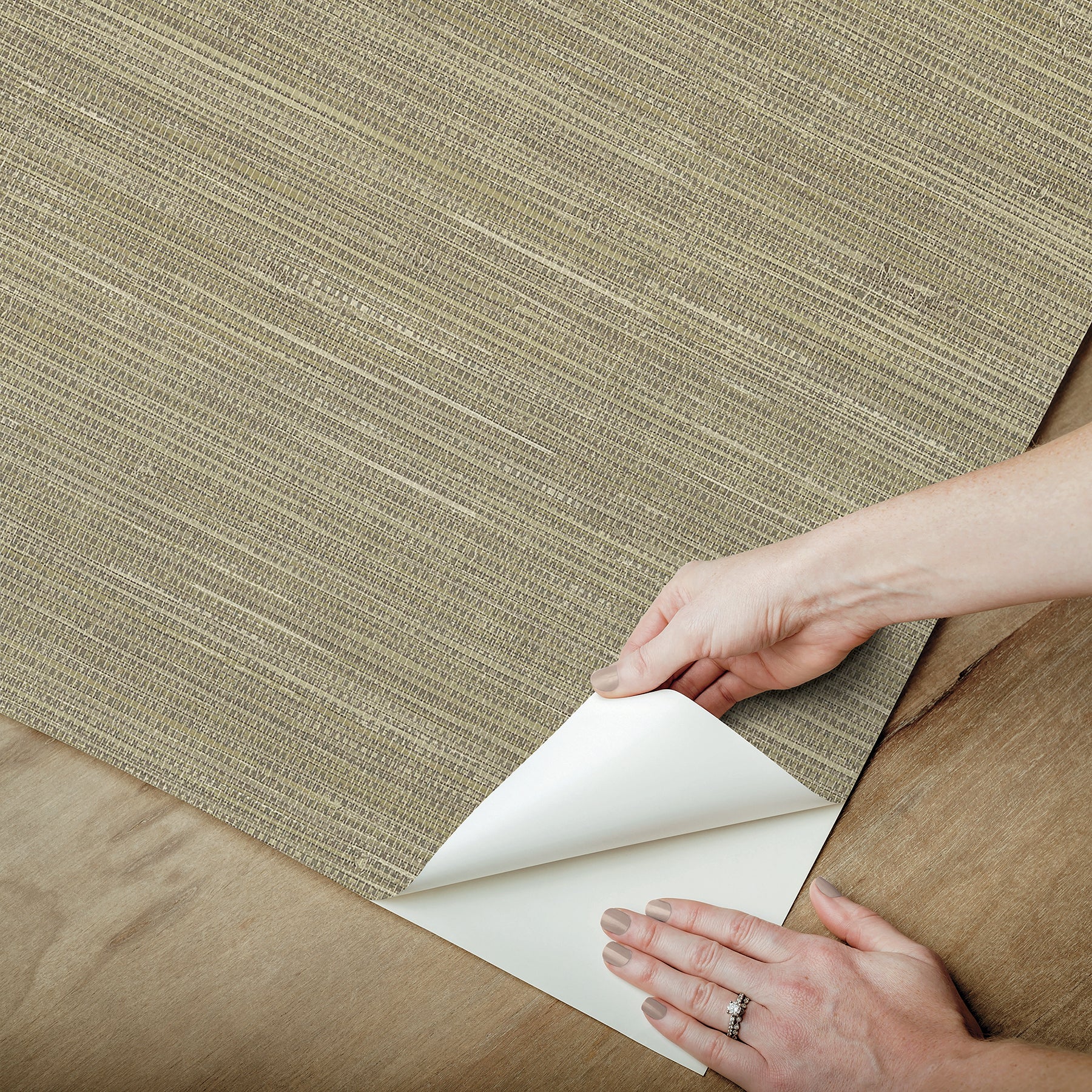 Grasscloth P&S Wallpaper - how to peel