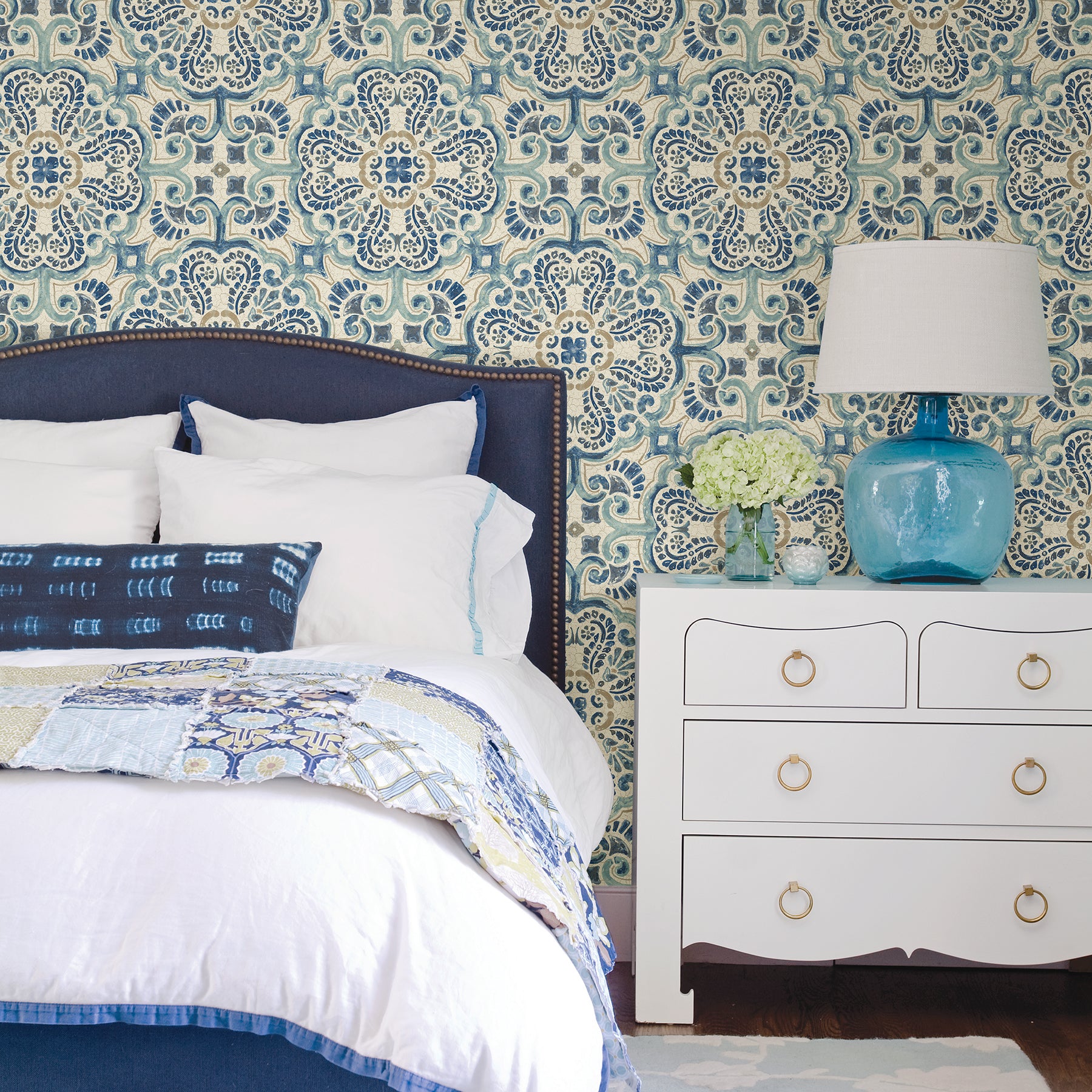 Scalamandre Fleur Peel and Stick Wallpaper
