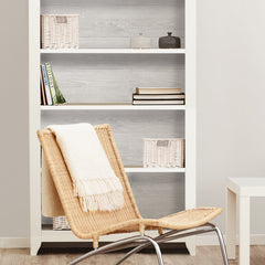 Wood Plank Peel & Stick Wallpaper in a room setting
