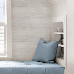 Wood Plank Peel & Stick Wallpaper in a room setting