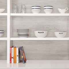 Wood Plank Peel & Stick Wallpaper in a room setting
