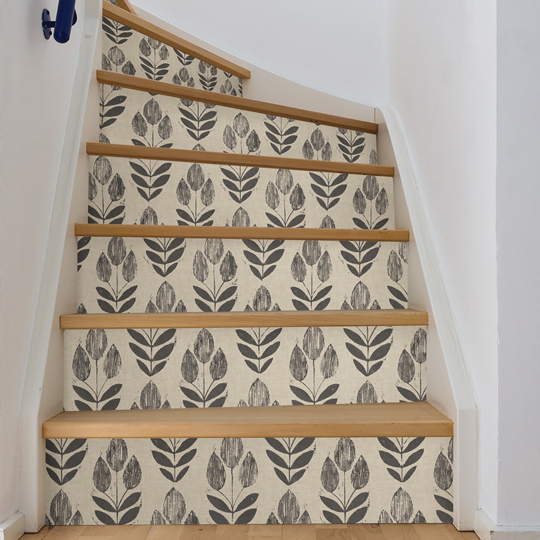 Folk Tulip Peel and Stick Wallpaper