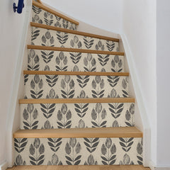 Folk Tulip Peel and Stick Wallpaper