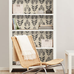 Folk Tulip Peel and Stick Wallpaper