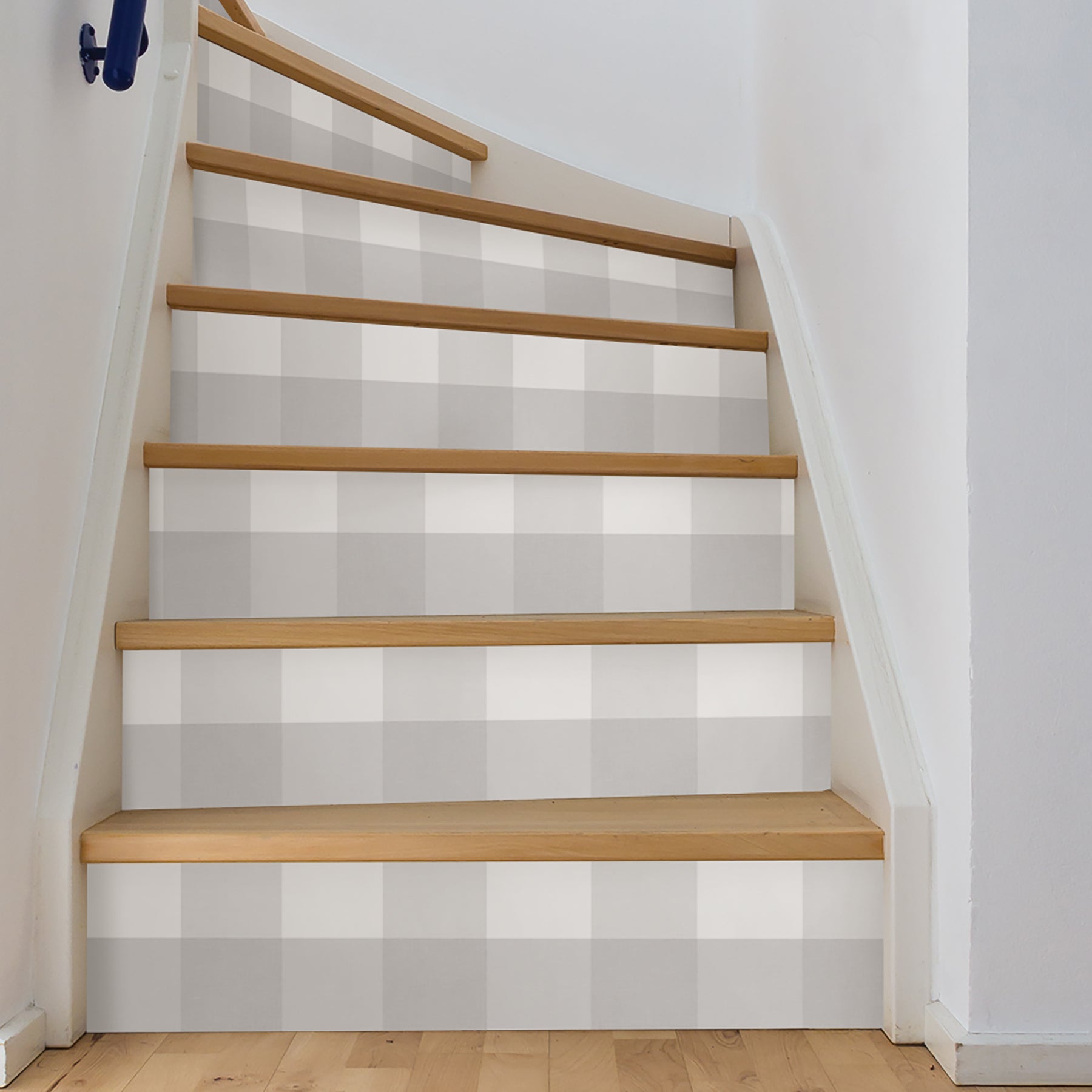 Farmhouse Plaid Peel and Stick Wallpaper in a room setting