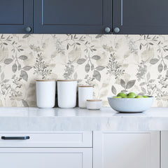 Breezy P&S Wallpaper in a room setting