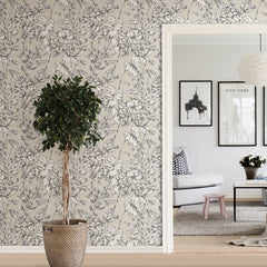 Cayman P&S Wallpaper in a room setting
