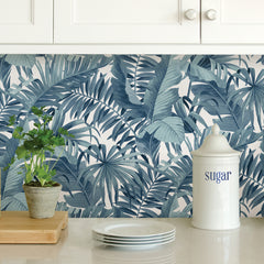 Maui Peel and Stick Wallpaper in a room setting