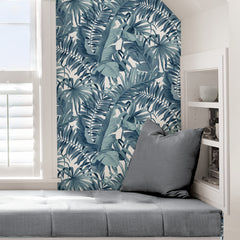 Maui Peel and Stick Wallpaper in a room setting