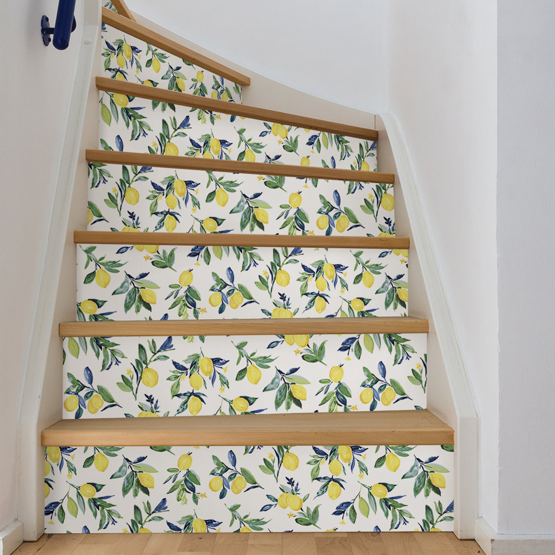 Lemon Drop P&S Wallpaper in a room setting