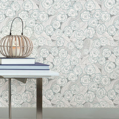 Oopsie Daisy Peel and Stick Wallpaper in a room setting
