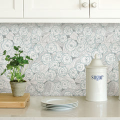 Oopsie Daisy Peel and Stick Wallpaper in a room setting