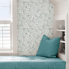 Oopsie Daisy Peel and Stick Wallpaper in a room setting
