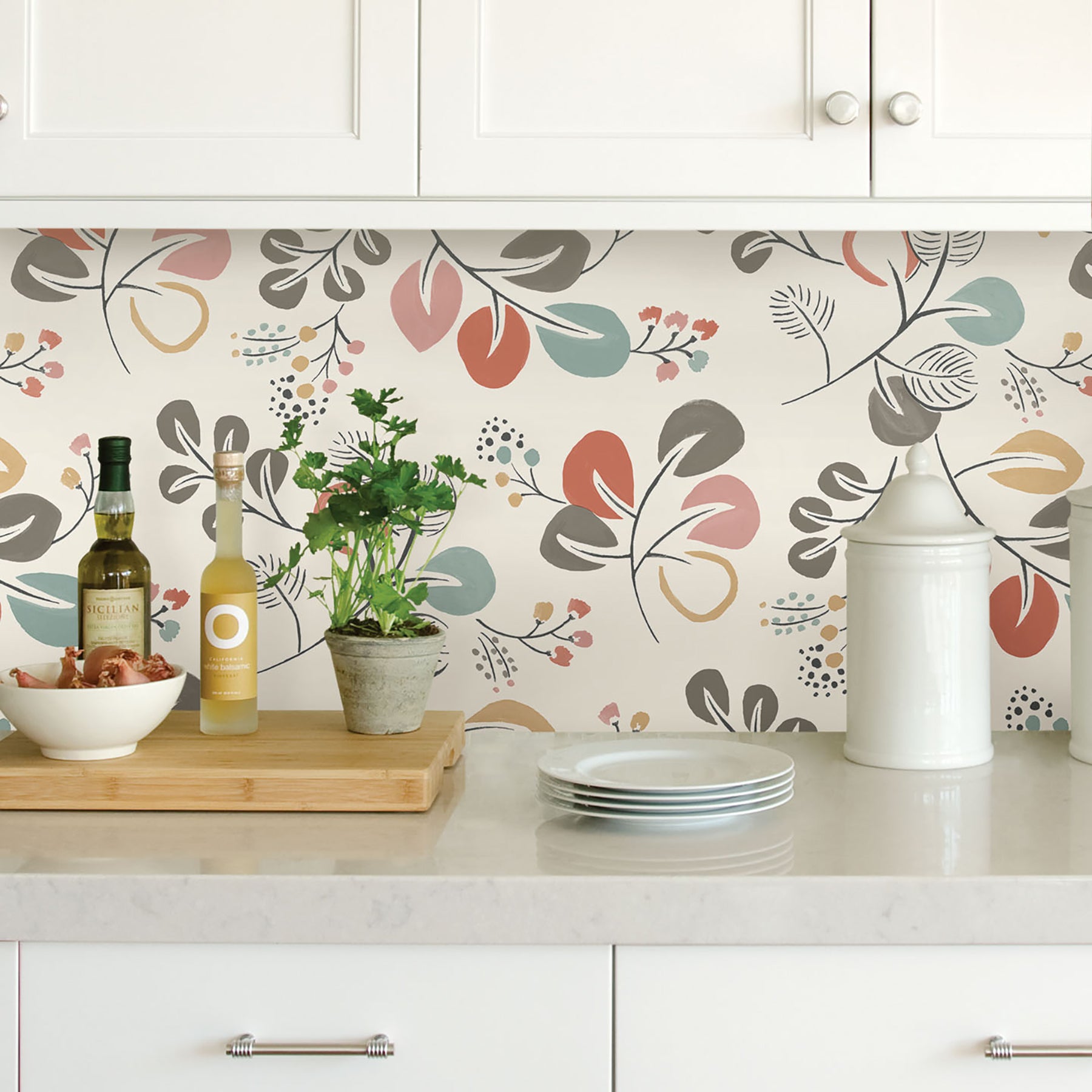 Astrilde P&S Wallpaper in a room setting
