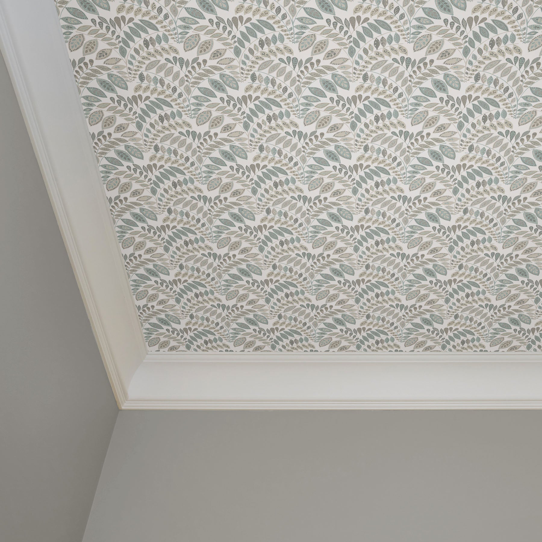 Gustavus P&S Wallpaper in a room setting