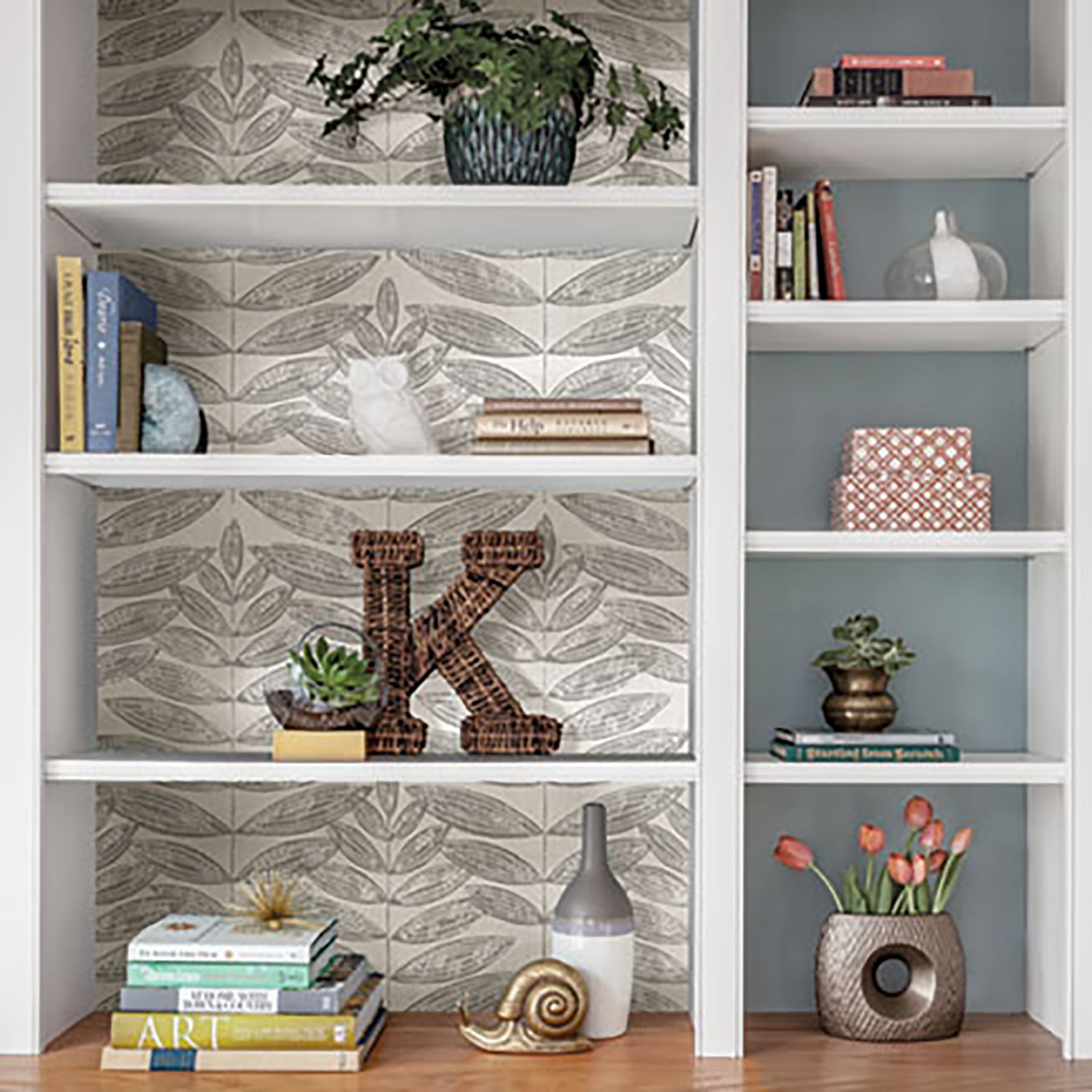 Terrain Peel and Stick Wallpaper in a room setting