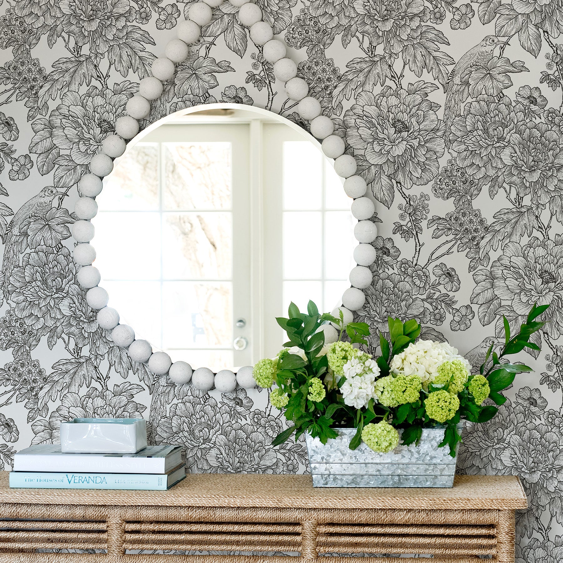 Sudbury P&S Wallpaper in a room setting