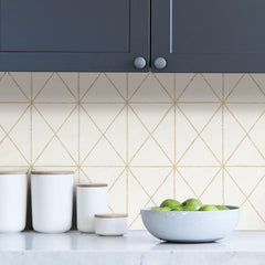 Get In Line Peel and Stick Wallpaper in a room setting