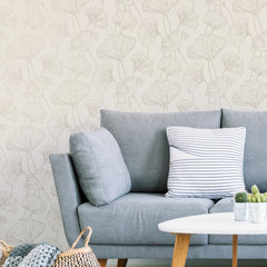 Hikarigaoka P&S Wallpaper in a room setting