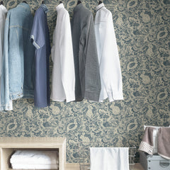 Terrene P&S Wallpaper in a room setting