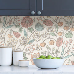 Southern Trail P&S Wallpaper in a room setting