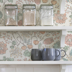 Southern Trail P&S Wallpaper in a room setting