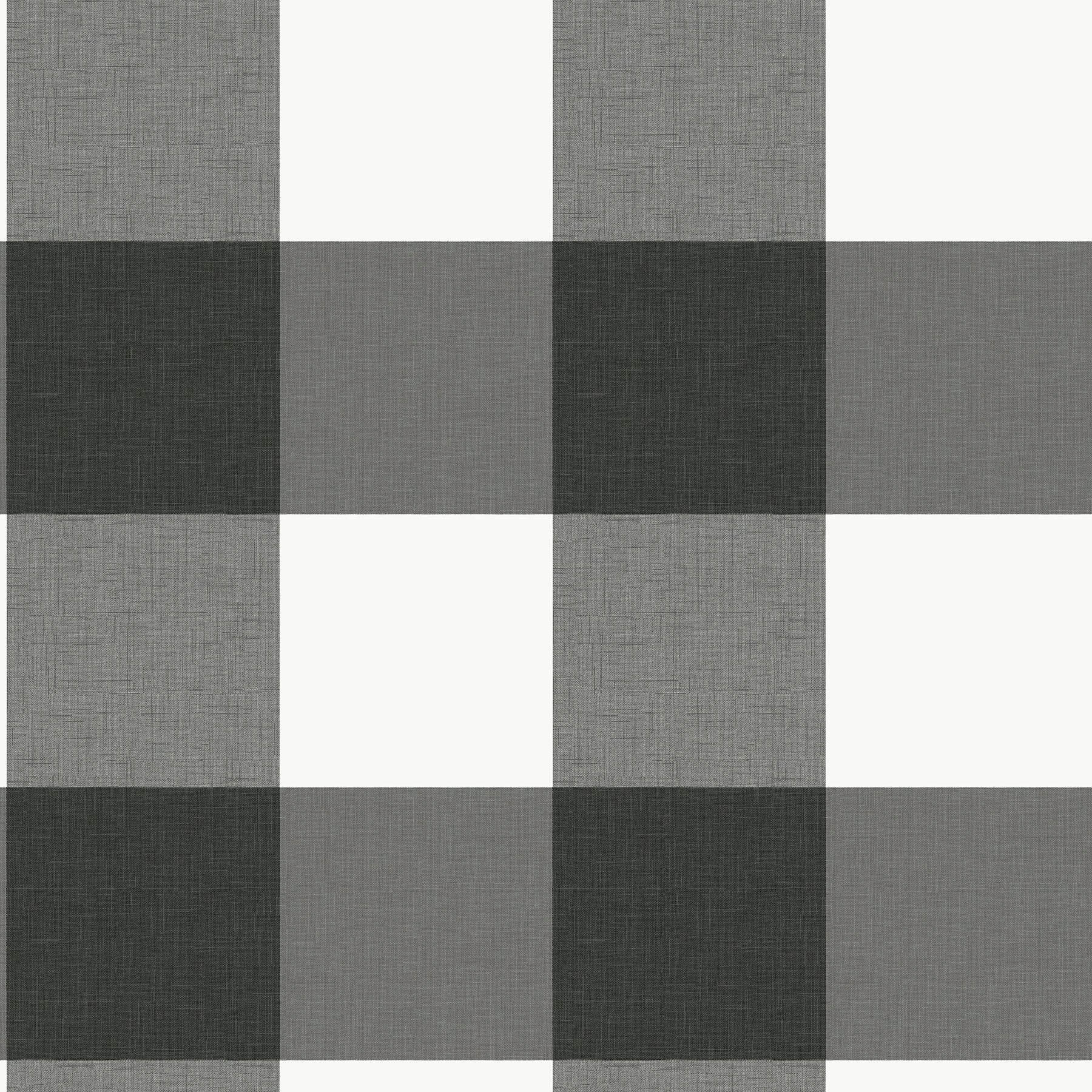 Farmhouse Plaid Peel and Stick Wallpaper by WallPops