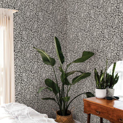 Sleepy Owls P&S Wallpaper in a room setting